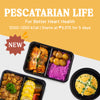 pesca diet delivery manila | pescatarian diet | pescatarian meal delivery | 7-day pescatarian meal plan | pescatarian meal prep | eats life manila