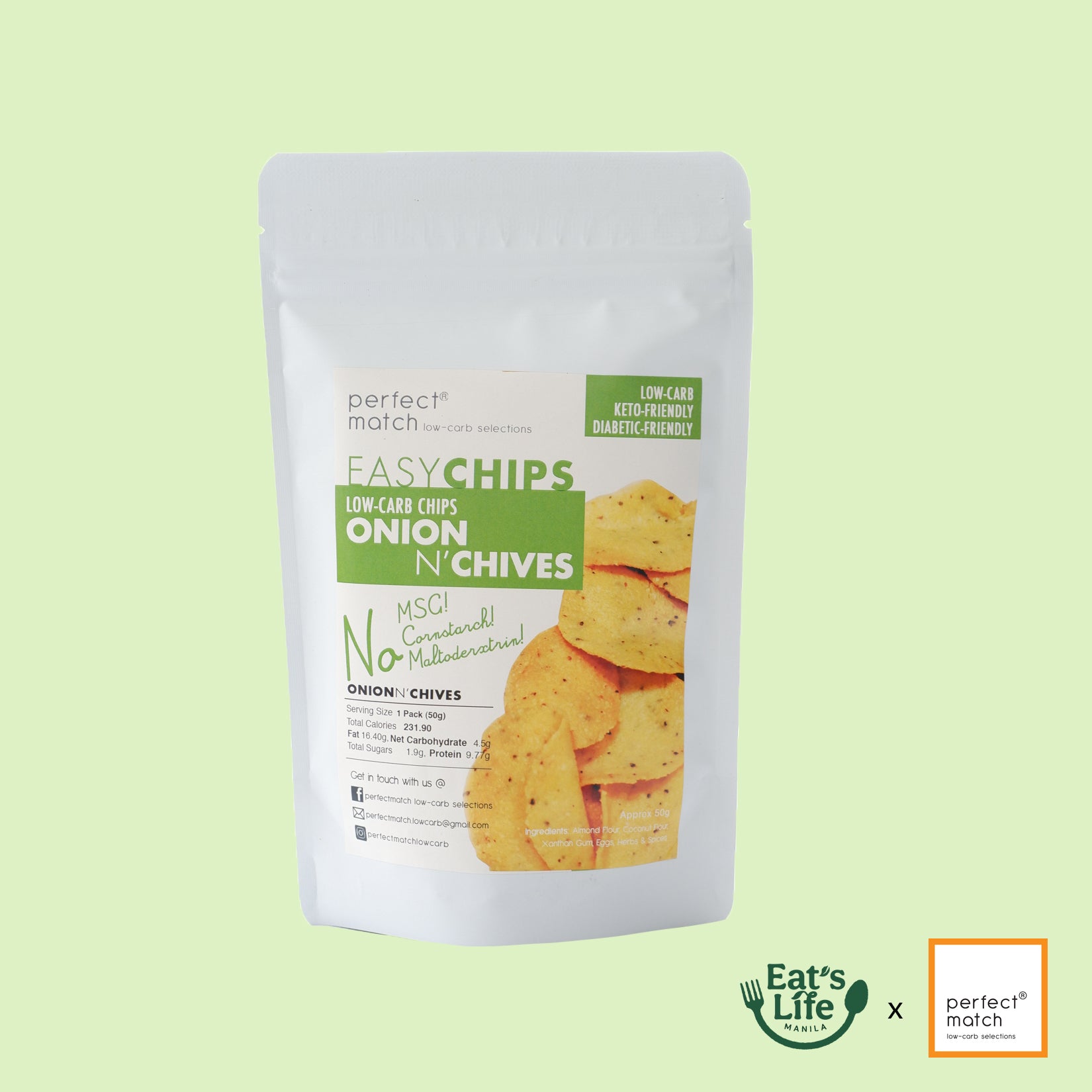 Keto Chips - Onion N’ Chives