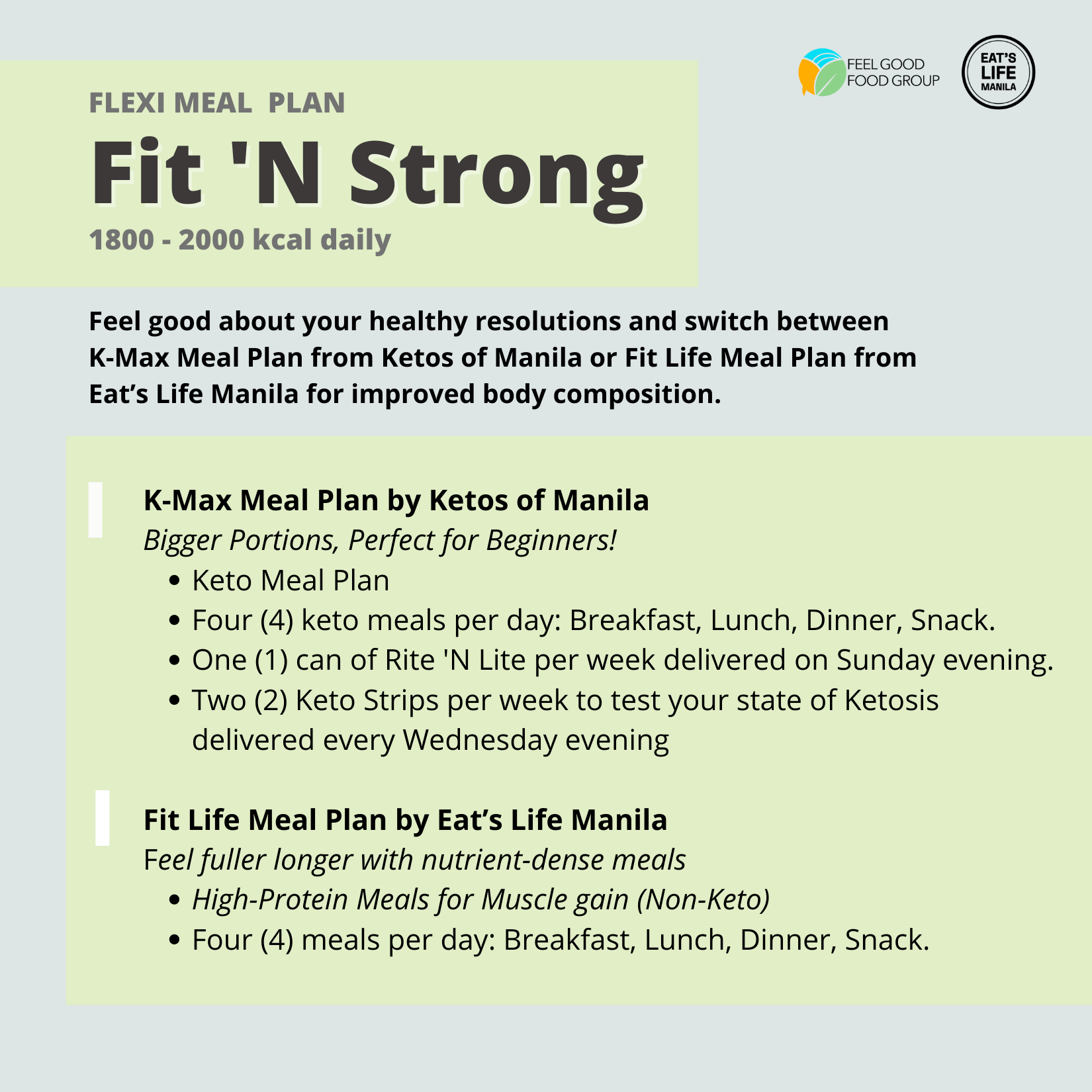 Eats Life Manila | Healthy Diet Manila | Meal Plans Manila | Meal Delivery Service Manila | Affordable Meal Plan Manila | Family Meal Delivery | Ready To Eat Meals |  Food delivery meal plan | Corporate Meals | High Protein Meals