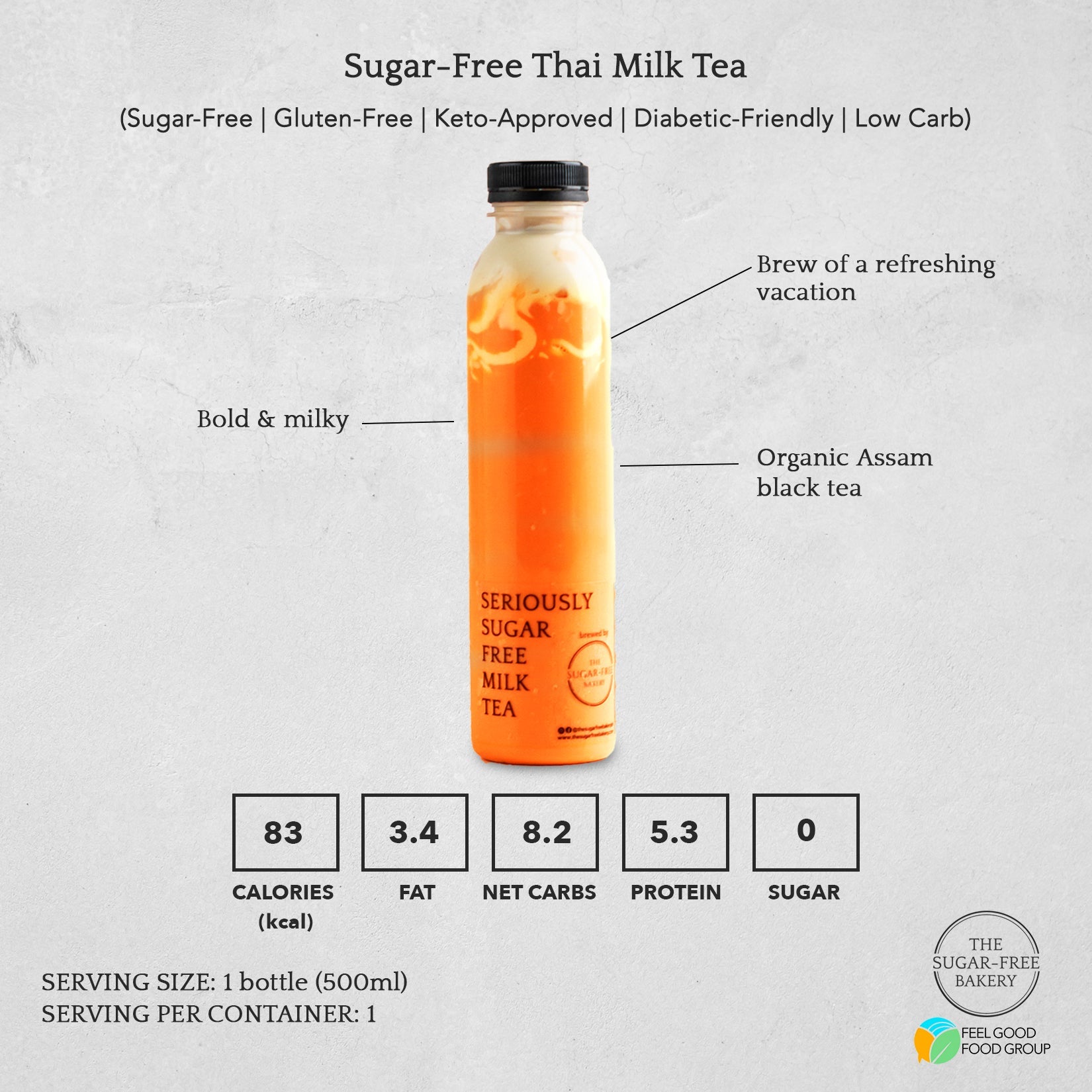 The Sugar-Free Bakery | sugar free bakery | sugar-free milk tea | sugar-free milk tea philippines | keto milk tea gong cha | sugar free milk tea recipe | The Feel Good Food Group