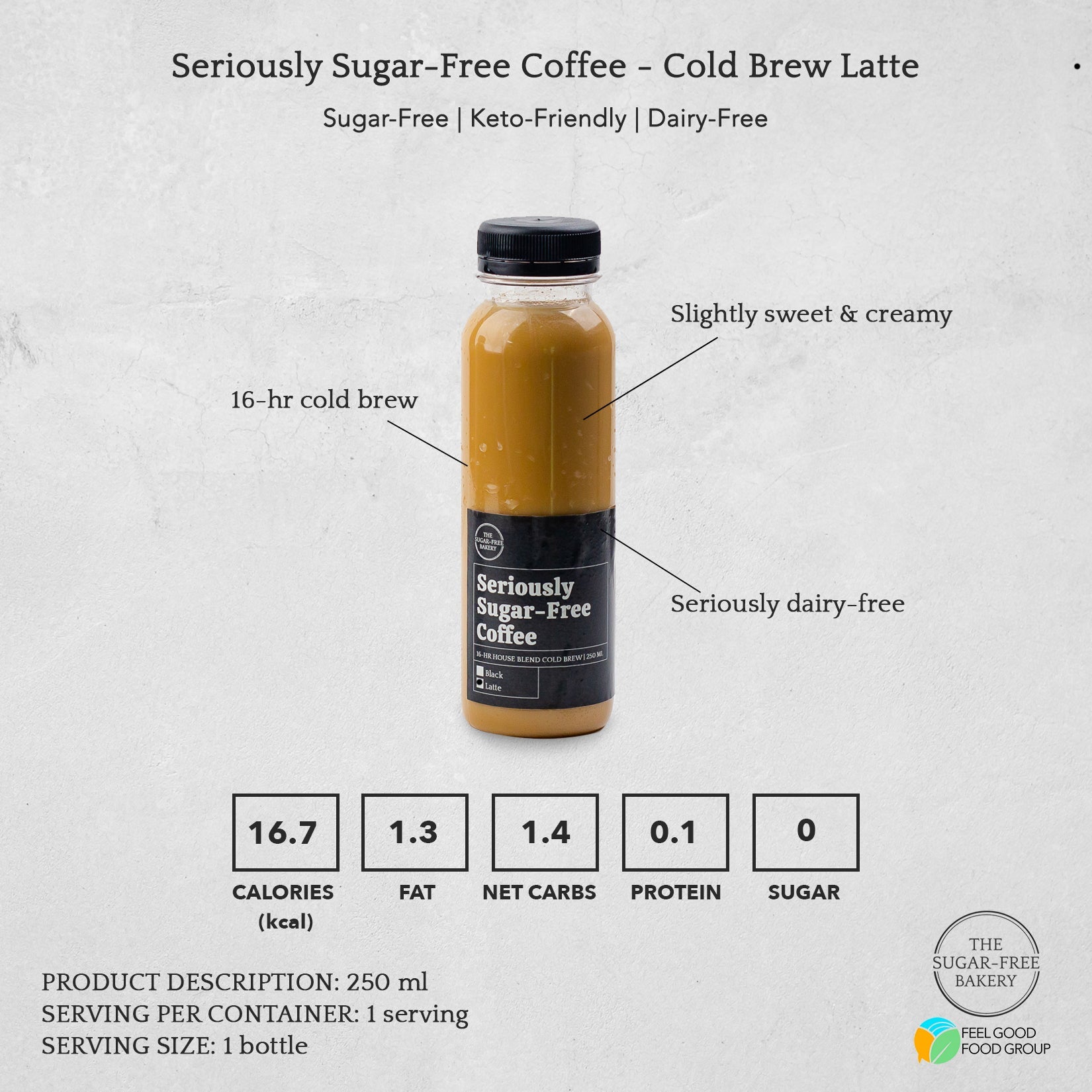 coffee delivery | bottled coffee | sugar free coffee latte | dairy-free coffee | seriously sugar-free coffee
